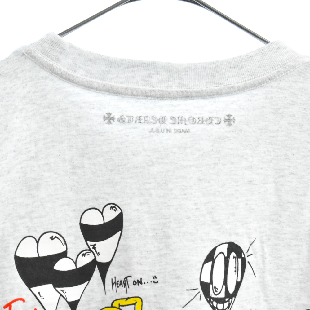 CHROME HEARTS(クロムハーツ)【新品】PPO BRAIN T-SHRT MATTY BOY バック マルチプリント Tシャツ L【新品】