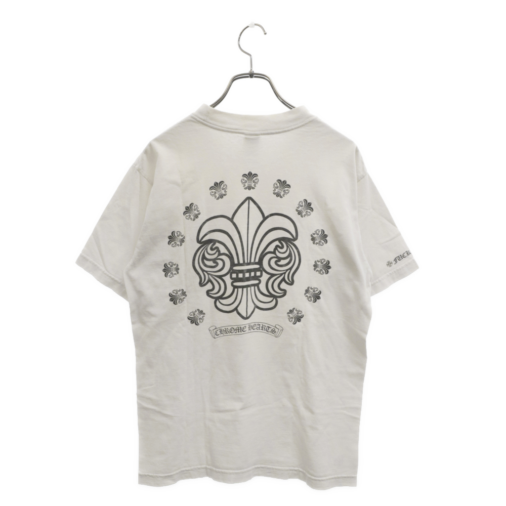 CHROME HEARTS(クロムハーツ) CH T-SHRT/3 BSフレアバックプリント半袖 Tシャツ ホワイト【7124D230025】
