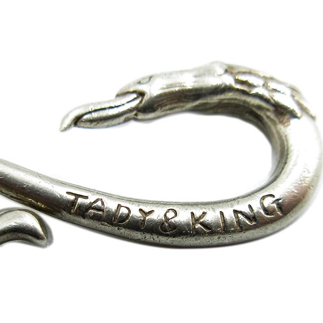TADY&KING(タディアンドキング)　金メタルホイール付き太角チェーン ウルフメタル ホイール ネックレス