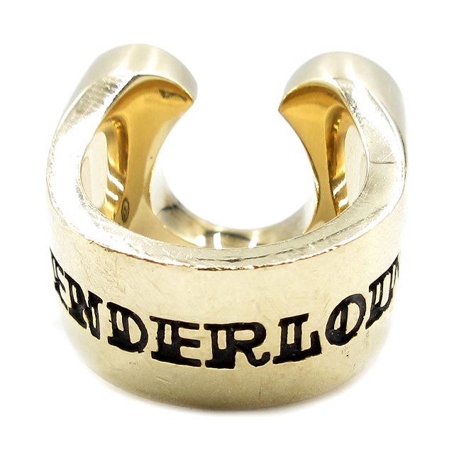 TENDERLOIN(テンダーロイン) T-H.S RING GOLD/STONE 8Kダイヤ ホースシューリング 10.5号