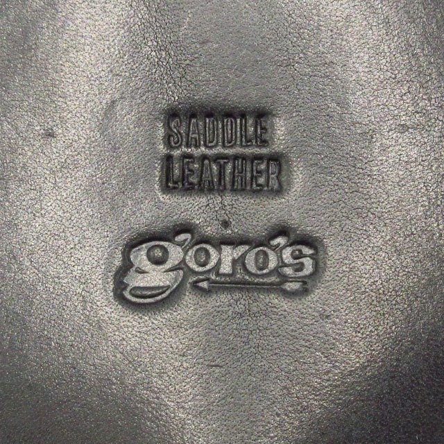 goro's (ゴローズ) 丸型小銭入れ　金縄TQオーバルフラワーコンチョ