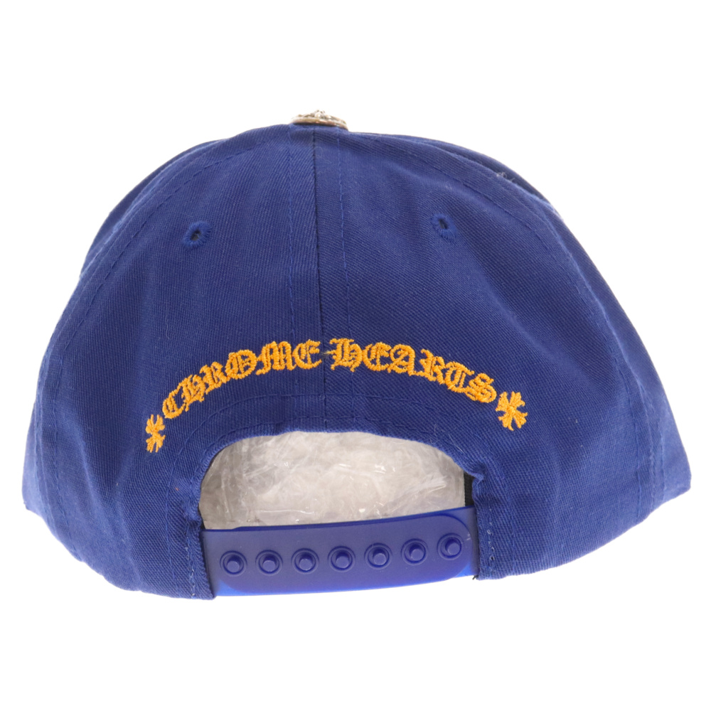 CHROME HEARTS(クロムハーツ) CH BASEBALL TRUCKER CAP CHロゴ刺繍 ベースボールキャップ 帽子 ブルー/オレンジ【1323L230086】