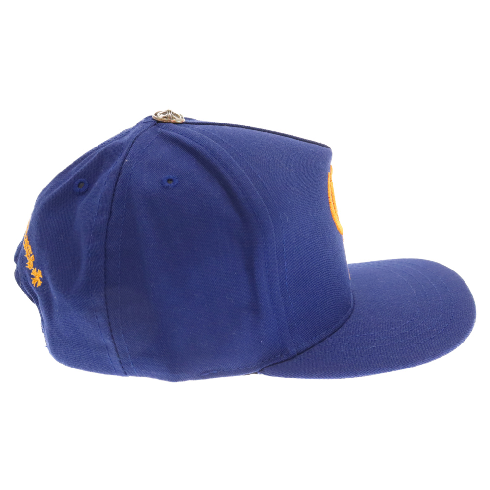 CHROME HEARTS(クロムハーツ) CH BASEBALL TRUCKER CAP CHロゴ刺繍 ベースボールキャップ 帽子 ブルー/オレンジ【1323L230086】