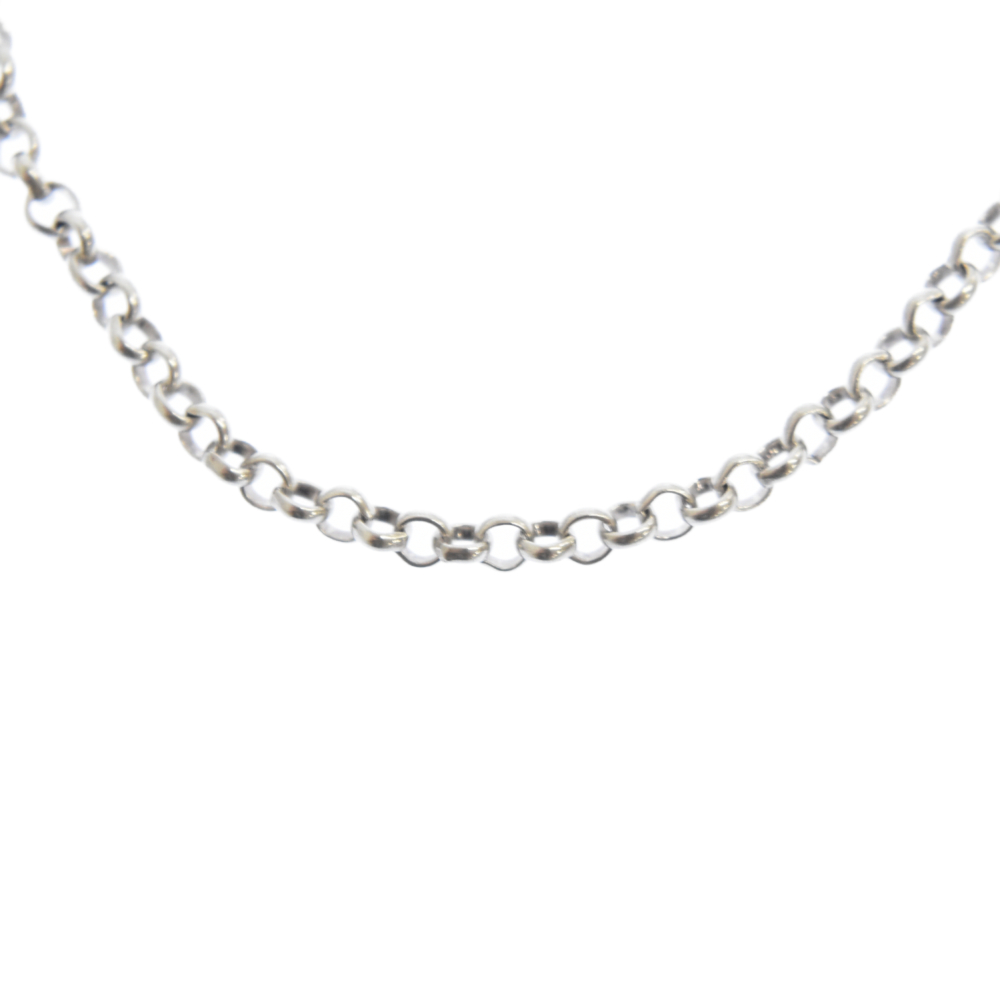 クロムハーツ シルバーロールチェーン18inch necklace R18 - www 