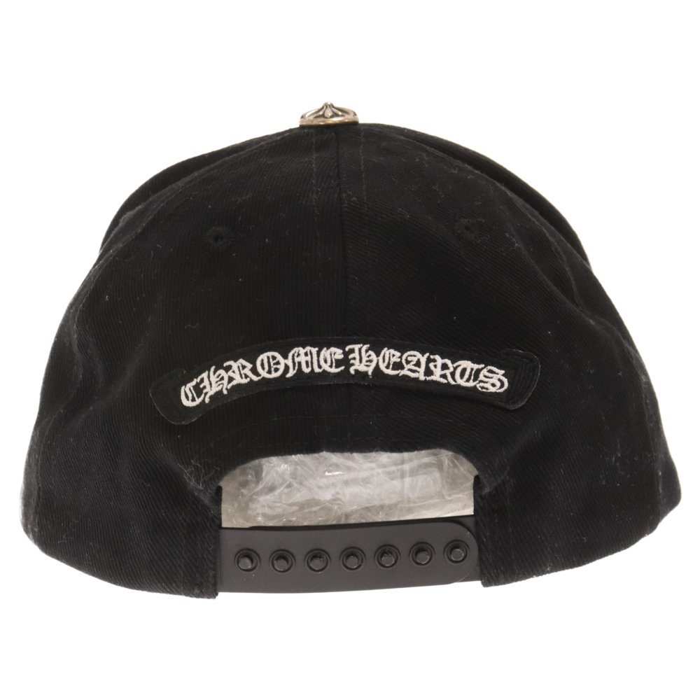CHROME HEARTS(クロムハーツ) RS3クロス TRUCKER CAP クロスボール ベースボールキャップ 帽子 ブラック【2024A120012】