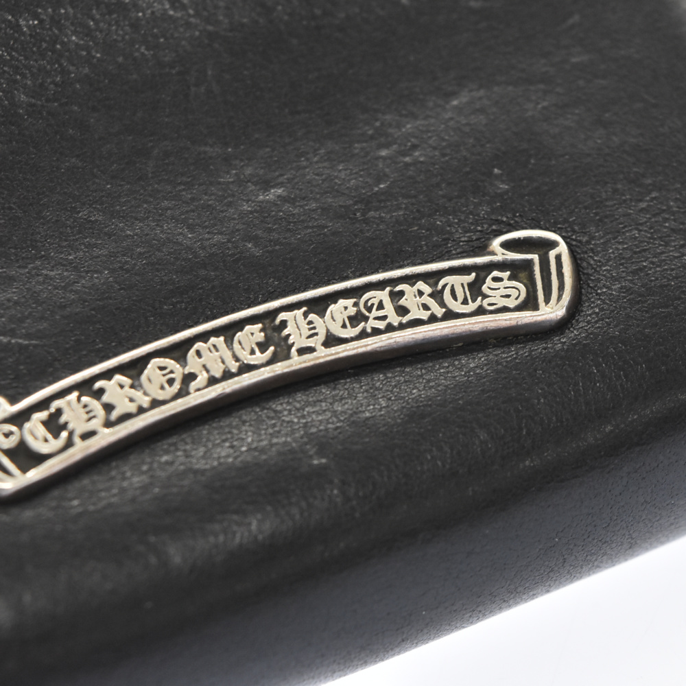 クロムハーツ  COIN CASE/コインケース ダガーラウンドジップレザーコインケース メンズファッション小物