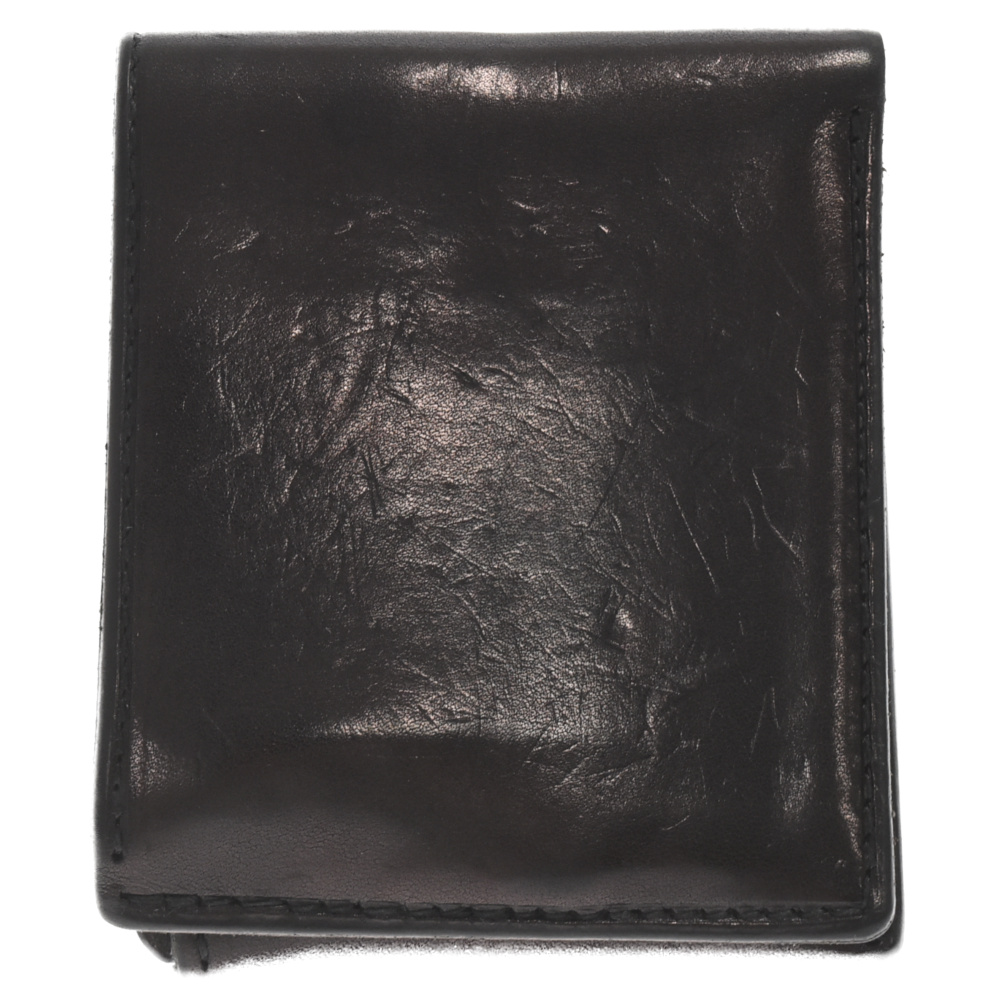 goro's(ゴローズ) 二つ折り財布 レザーコンパクトウォレット ブラック【3023L080001】