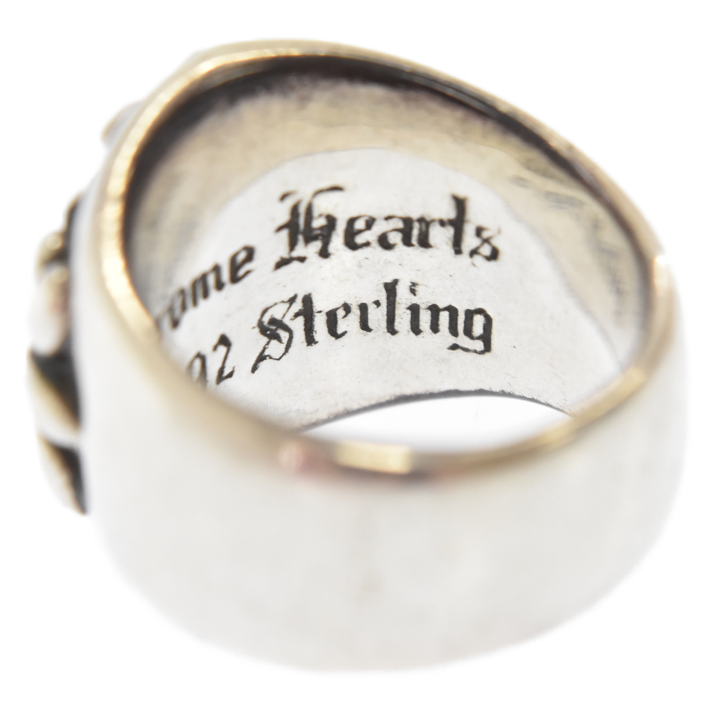 CHROME HEARTS(クロムハーツ) KEEPER RING キーパーリング 15.5号 シルバーリング 指輪【3522I270015】