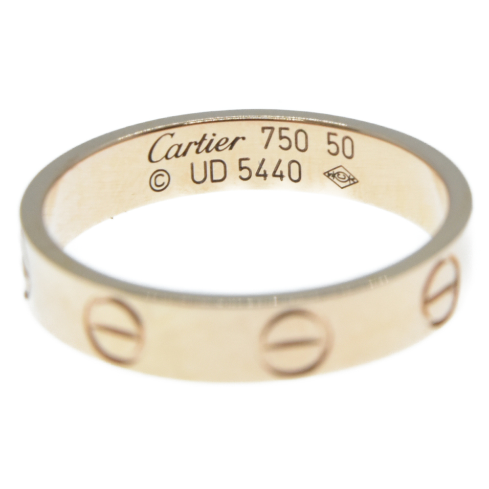 Cartier(カルティエ) ミニラブリング K18PG ピンクゴールド 50号 ※日本サイズ約10号【7021H210002】