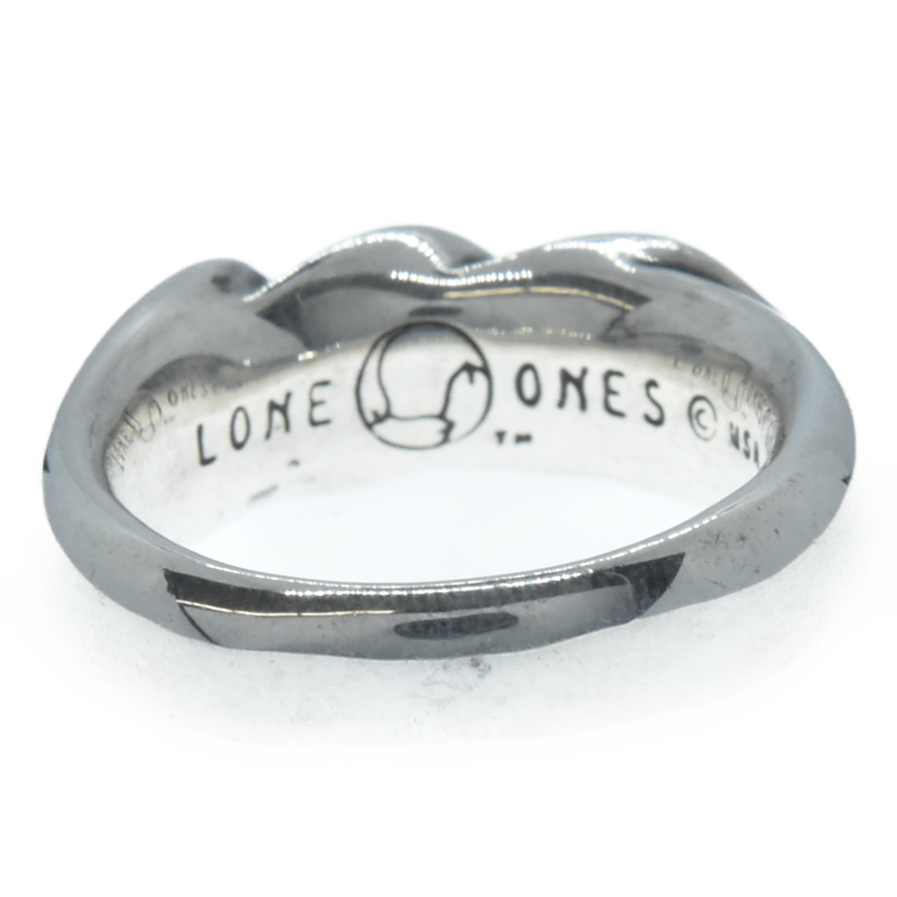 LONE ONES(ロンワンズ) キスアンドフローリング L 指輪 21号【7021I130003】