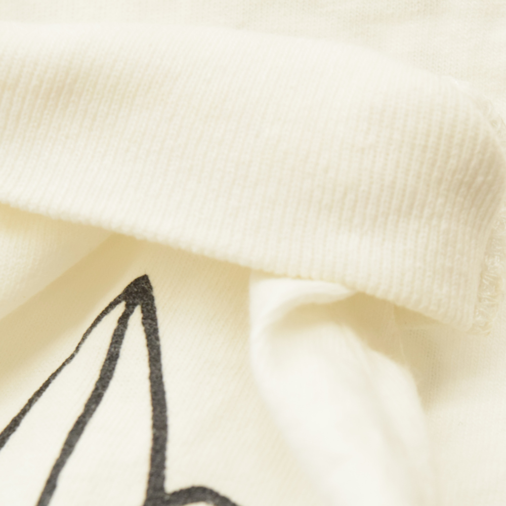 CHROME HEARTS(クロムハーツ) ダガープリント ポケット長袖Tシャツ カットソー ロンT M ホワイト【7021K280038】