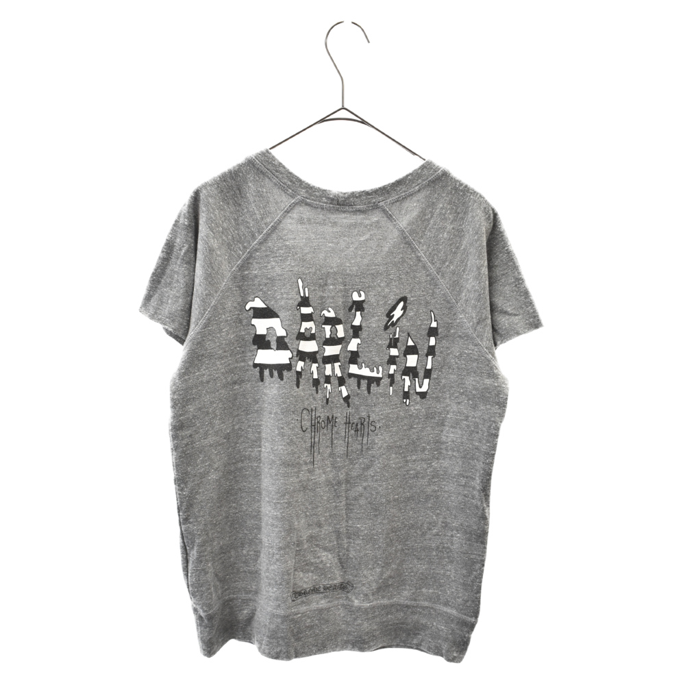 CHROME HEARTS(クロムハーツ) ×MATTY BOY DARLINロゴグラフィックプリント半袖Tシャツ グレー【7022C100012】
