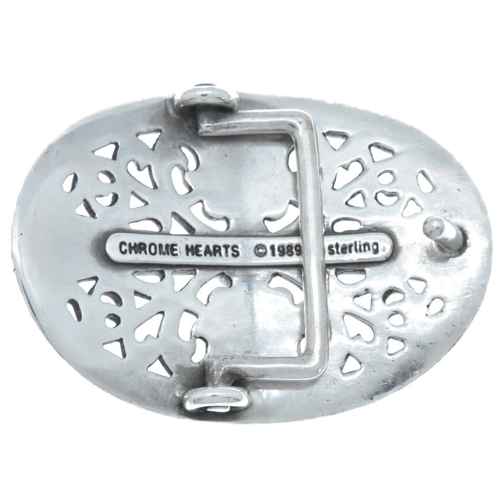 CHROME HEARTS(クロムハーツ) BUCKL OVAL CROSS1.5/1.5クラシックオーバルクロスバックル シルバー【7022D030002】