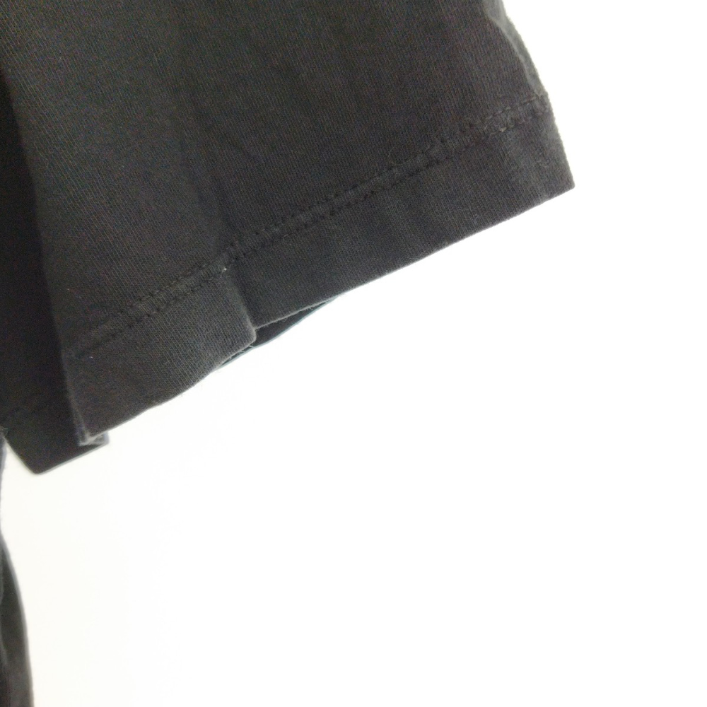 CHROME HEARTS(クロムハーツ) フレアボール ボタン 半袖 ポロシャツ ブラック サイズS【7022F160008】