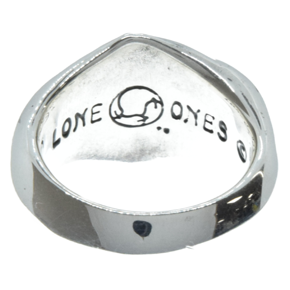 LONE ONES(ロンワンズ) Carved Silk Ring L カーブドシルクリングラージ 21号 ギャランティ付き【7022G090009】