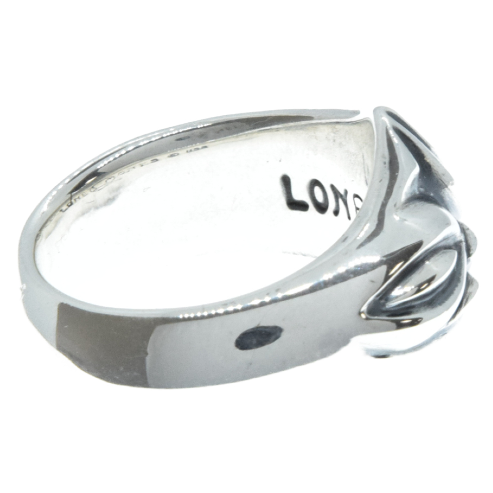 LONE ONES(ロンワンズ) Carved Silk Ring L カーブドシルクリングラージ 21号 ギャランティ付き【7022G090009】