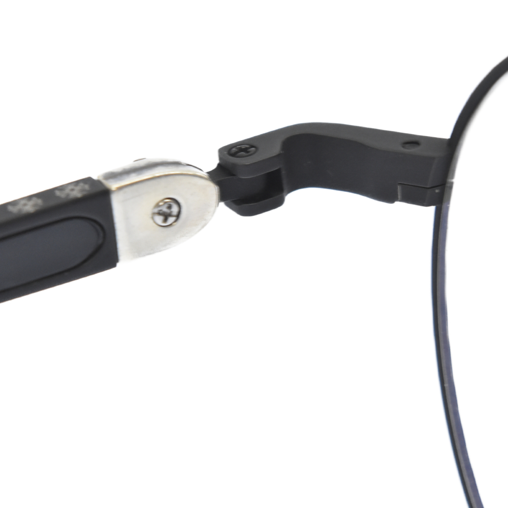 クロムハーツ  ORALGAMI III CHプラスモチーフラウンドフレームアイウェア眼鏡  メンズ 51□20-145ファッション小物