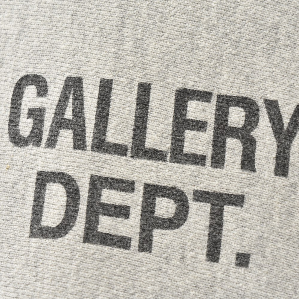 GALLERY DEPT.(ギャラリーデプト) ロゴプリントプルオーバーパーカー L グレー【7022K190015】