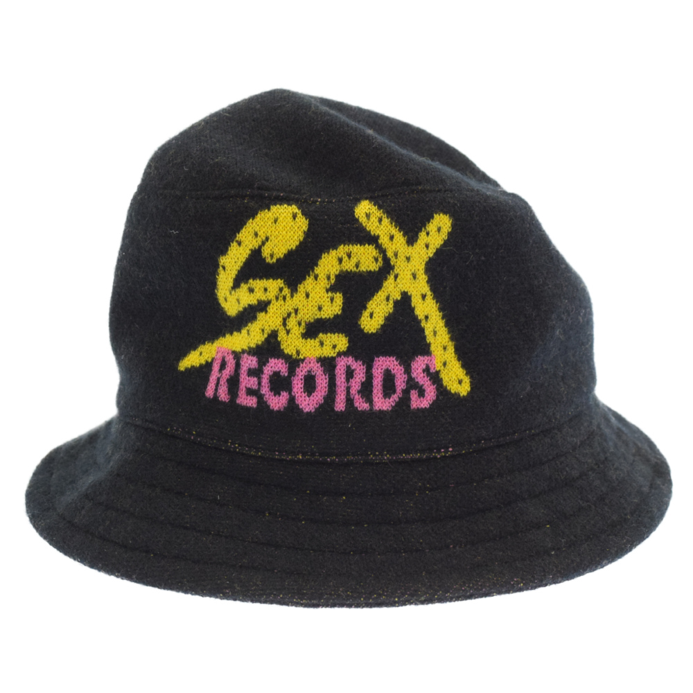 CHROME HEARTS(クロムハーツ) Sex Records Cashmere Bucket Hat SEXレコーズカシミヤバケットハット【7022L100006】