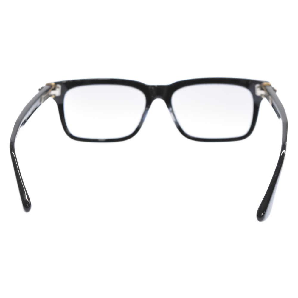 CHROME HEARTS(クロムハーツ) KITSHICKER II- A ダガーテンプルスクエア型サングラス 眼鏡 メガネ ブラック【7022L120003】