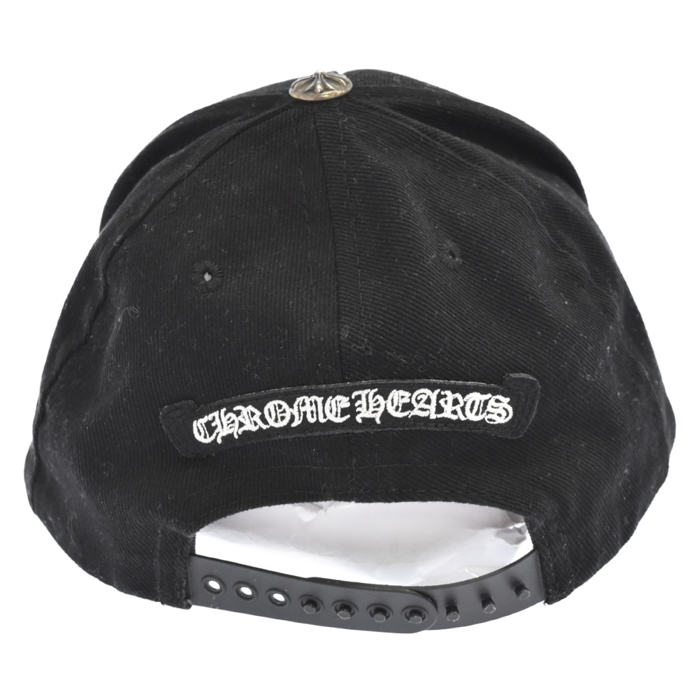 CHROME HEARTS(クロムハーツ) TRUCKER CAP/デニムトラッカー ダガーステッチキャップ 帽子 ブラック【7023A150005】
