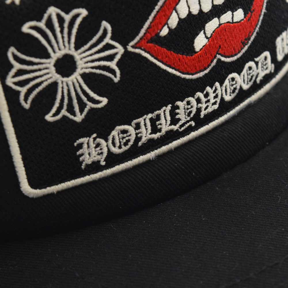 CHROME HEARTS(クロムハーツ) ×MATTYBOY PPO CHOMPER TRUCKER CAP マッティボーイチョンパー トラッカーメッシュキャップ 帽子 ブラック【7023A220001】