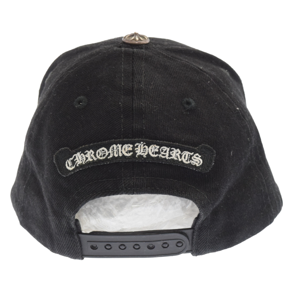 CHROME HEARTS(クロムハーツ) TRUCKER CAP/デニムトラッカー ダガー刺繍キャップ 帽子 ブラック【7023B190011】
