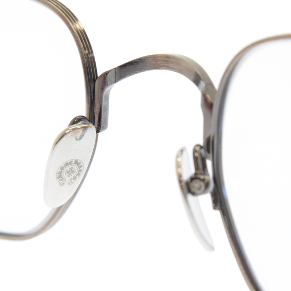 CHROME HEARTS(クロムハーツ) VAGILICTORIAN ラウンドフレームサングラス メガネ 眼鏡 アイウェア シルバー【7023C020006】