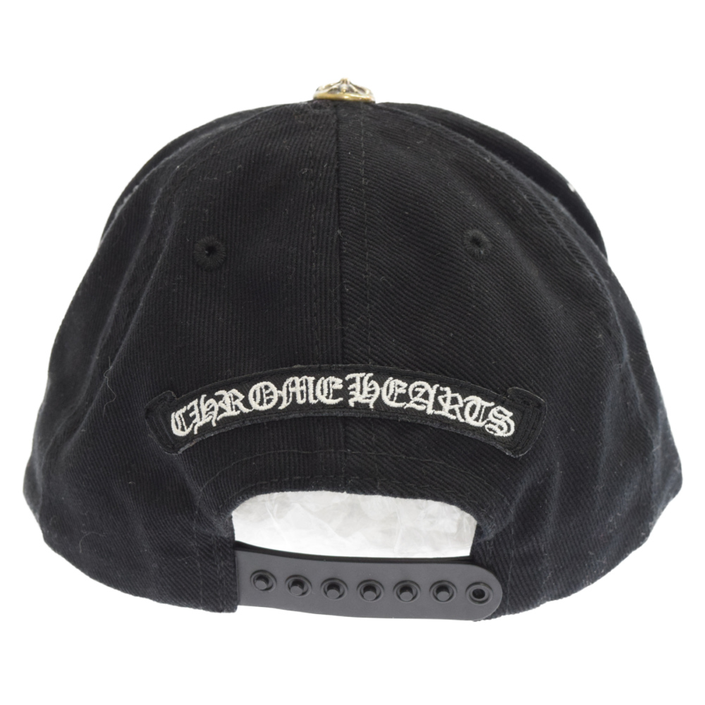CHROME HEARTS(クロムハーツ) TRUCKER CAP/デニムトラッカー ダガーステッチキャップ 帽子 ブラック【7023C190002】