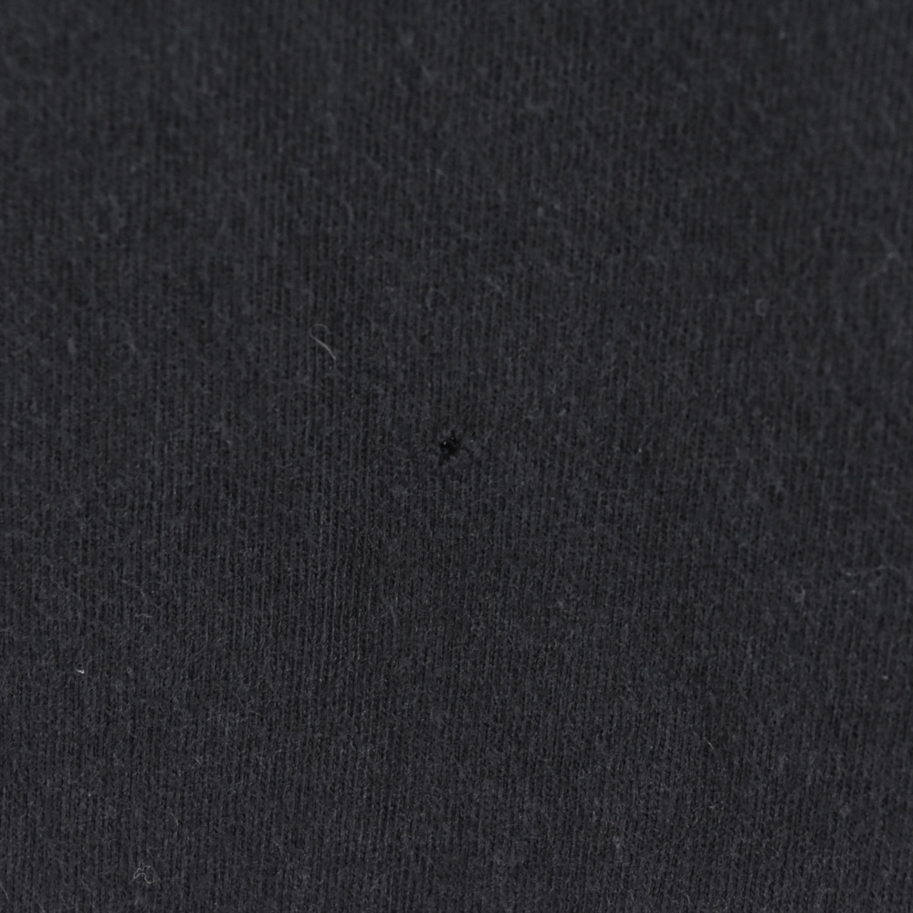 CHROME HEARTS(クロムハーツ) ネックロゴプリント半袖Tシャツ ロンT カットソー ブラック XL【7023E030016】