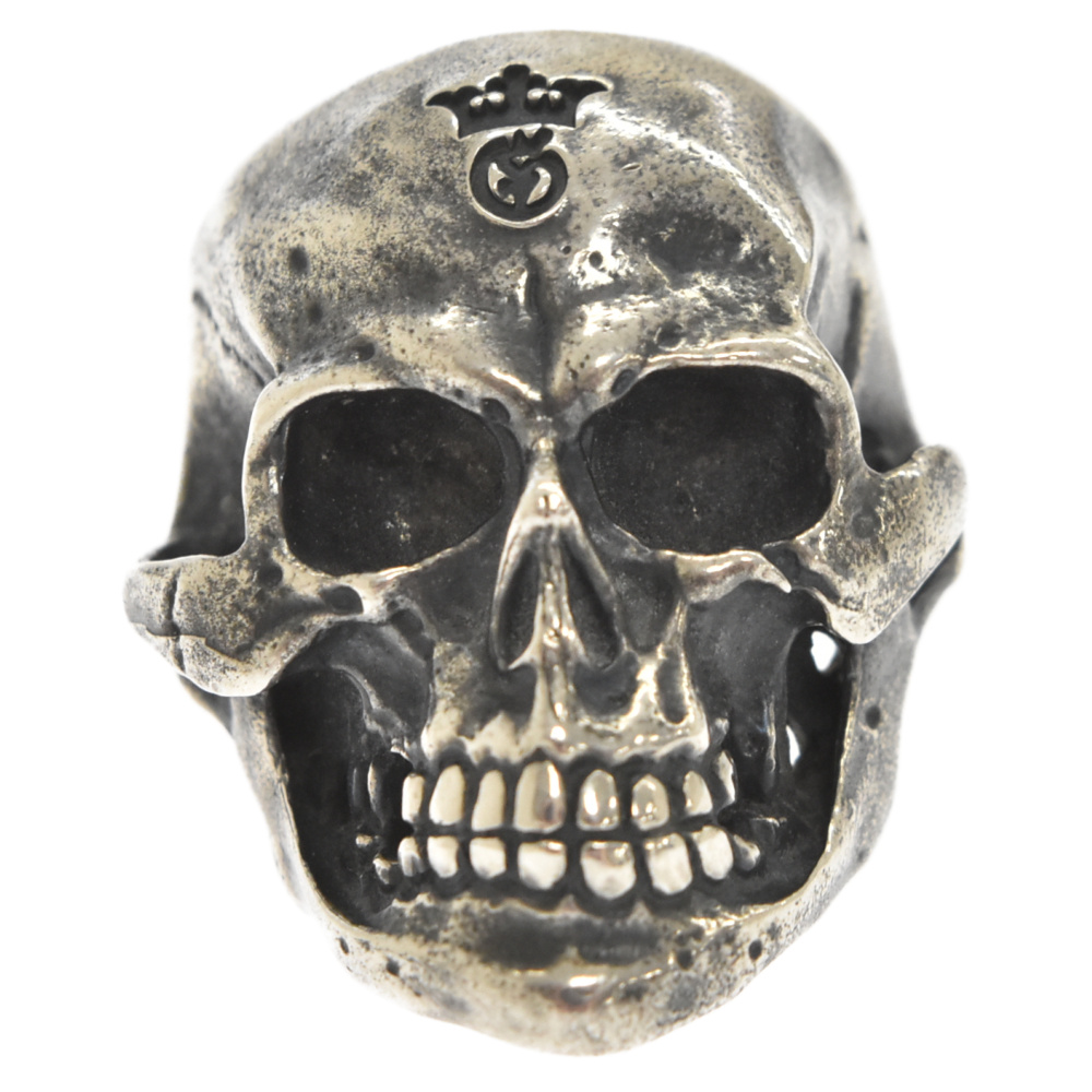 Gaboratory/Gabor(ガボラトリー/ガボール) Medium Large Skull Ring with Jaw ラージスカルリング ウィズジョー 18号 ギャランティ付き【7023E080018】