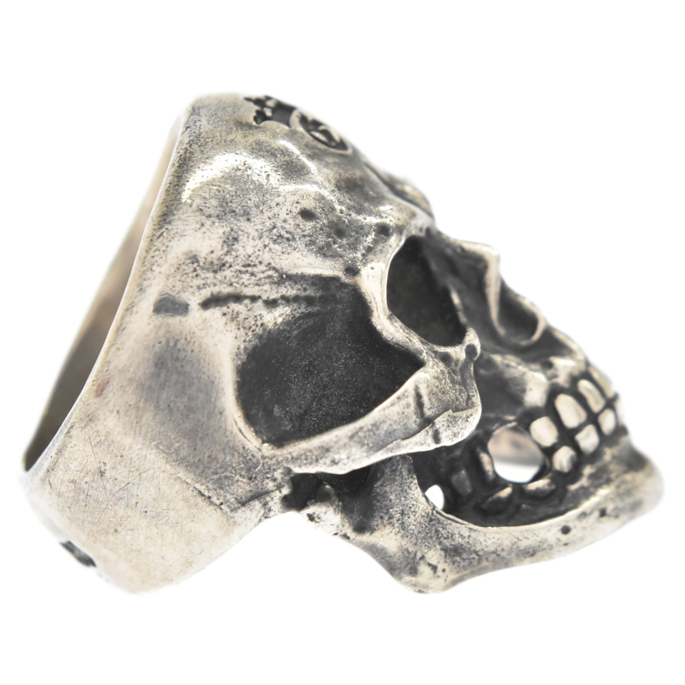 Gaboratory/Gabor(ガボラトリー/ガボール) Medium Large Skull Ring with Jaw ラージスカルリング ウィズジョー 18号 ギャランティ付き【7023E080018】
