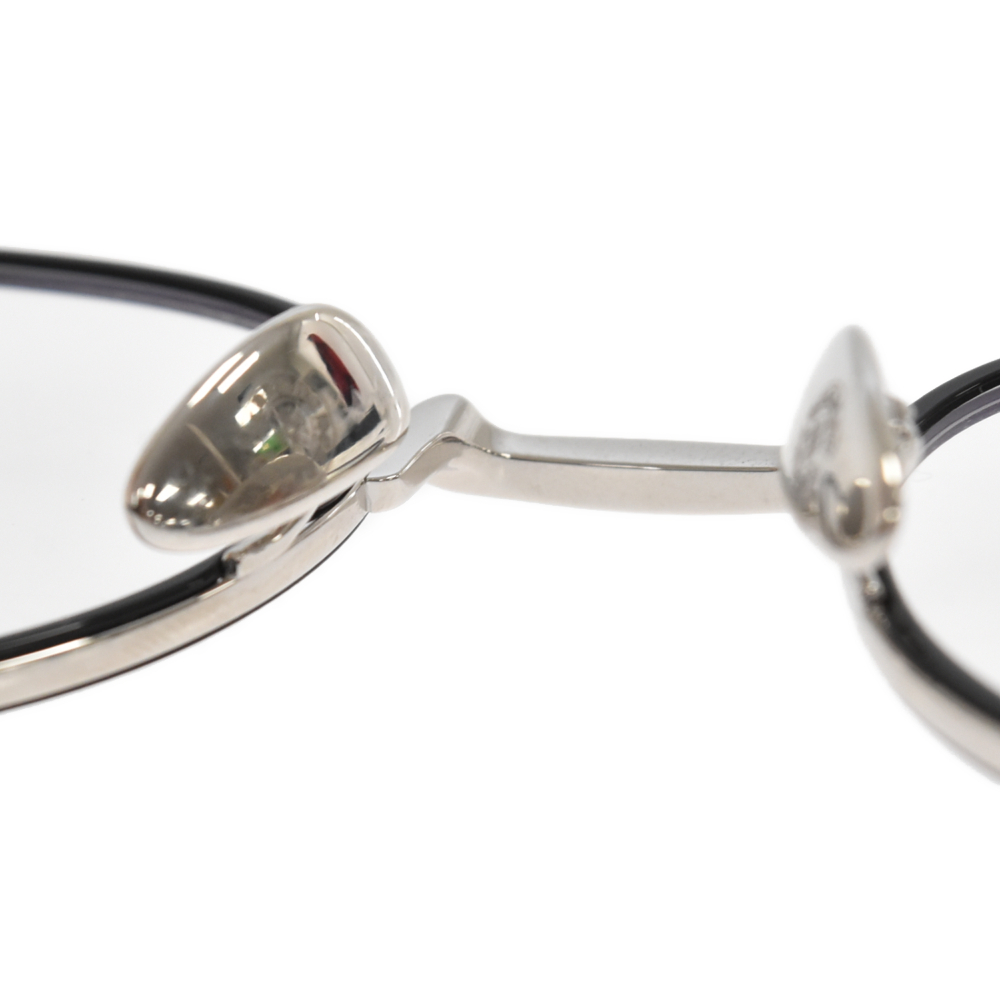 CHROME HEARTS(クロムハーツ) BONE PRONE 4 CHプラステンプルメタルフレームサングラス 眼鏡 アイウェア メガネ シルバー/ブラック【7023E300013】
