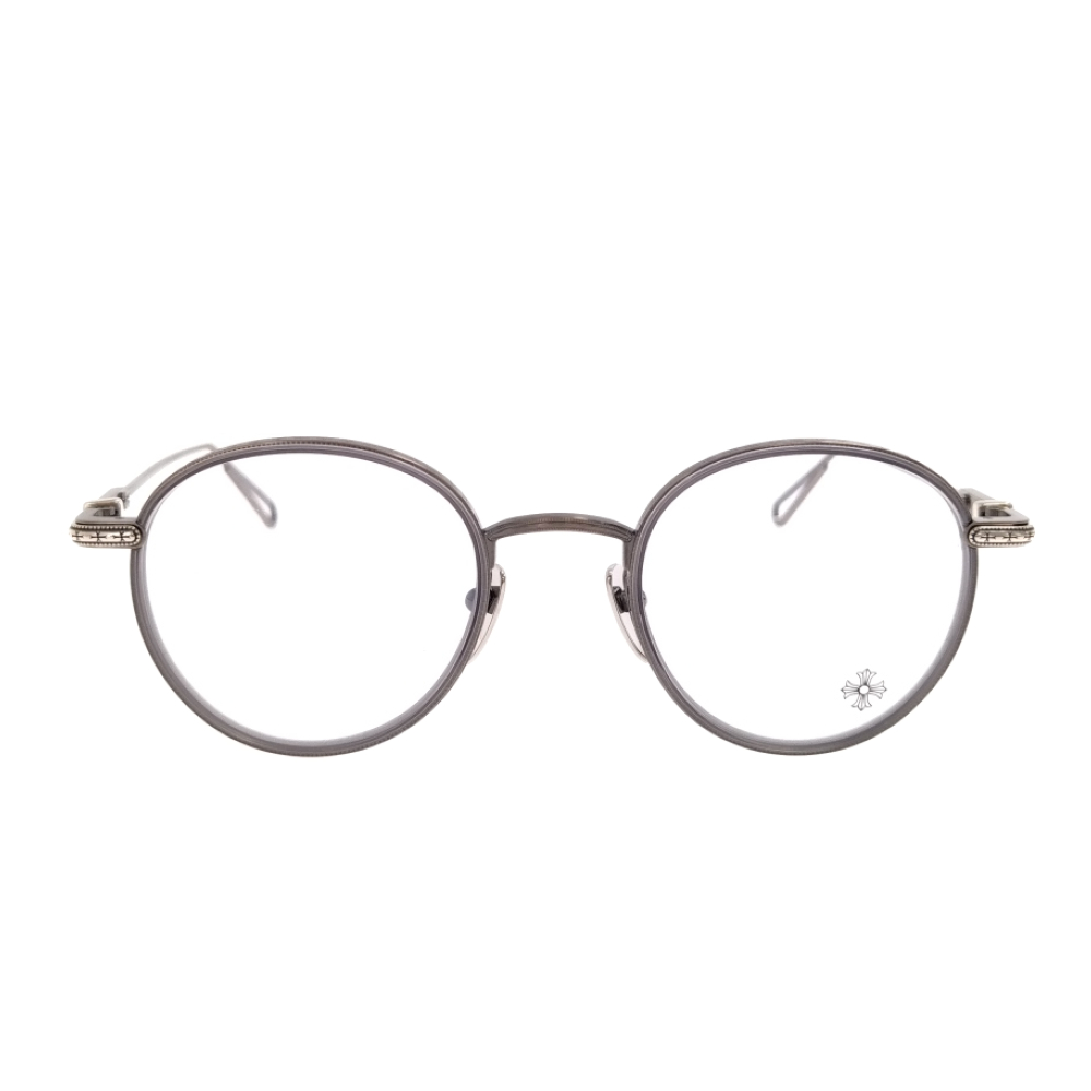 CHROME HEARTS(クロムハーツ) SEXCEL ボストンサングラス 眼鏡 メガネ アイウェア シルバー【7023F050022】