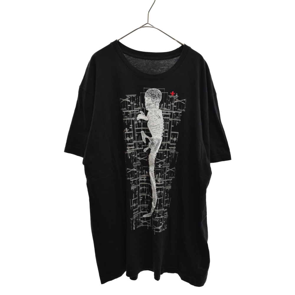 CHROME HEARTS(クロムハーツ) FOTI フォティプリント 半袖Tシャツ カットソー ブラック XL【7023G240025】