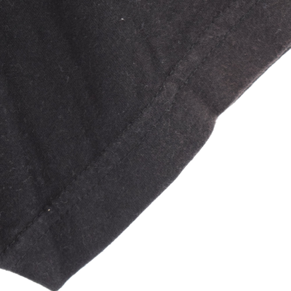 CHROME HEARTS(クロムハーツ) ネックッロゴプリント半袖Tシャツ カットソー ブラック M【7023I070006】