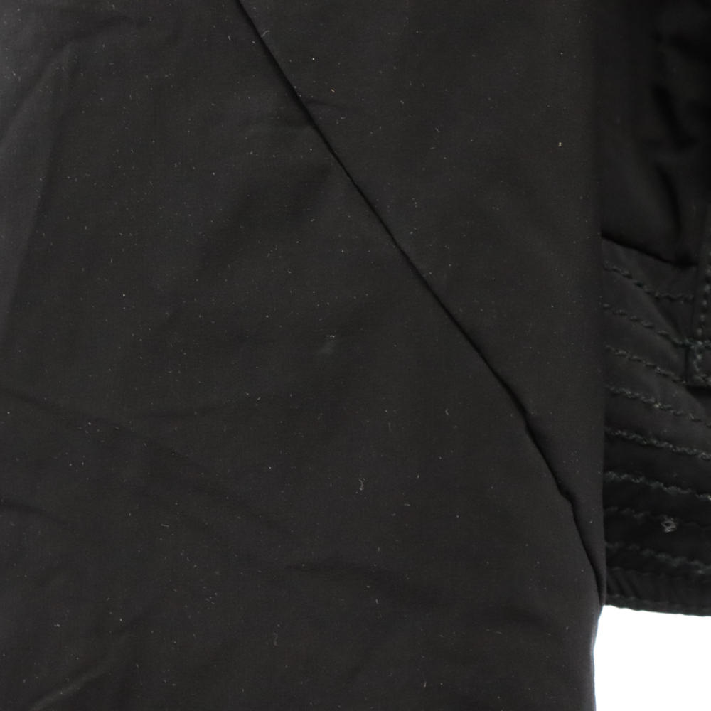 CHROME HEARTS(クロムハーツ) Nylon Jacket 中綿ダガージップ フード付き ナイロンジャケットブルゾン ブラック【7023K300013】