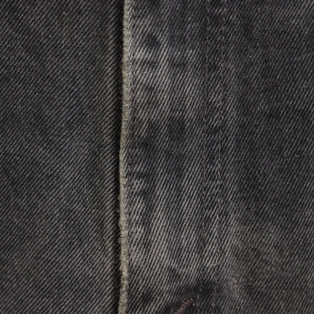 CHROME HEARTS(クロムハーツ) ×LEVI'S 517 Denim Pants リーバイスコラボ クロウボタン デニムパンツ ジーンズ クロスパッチ ブラック【7024B080026】
