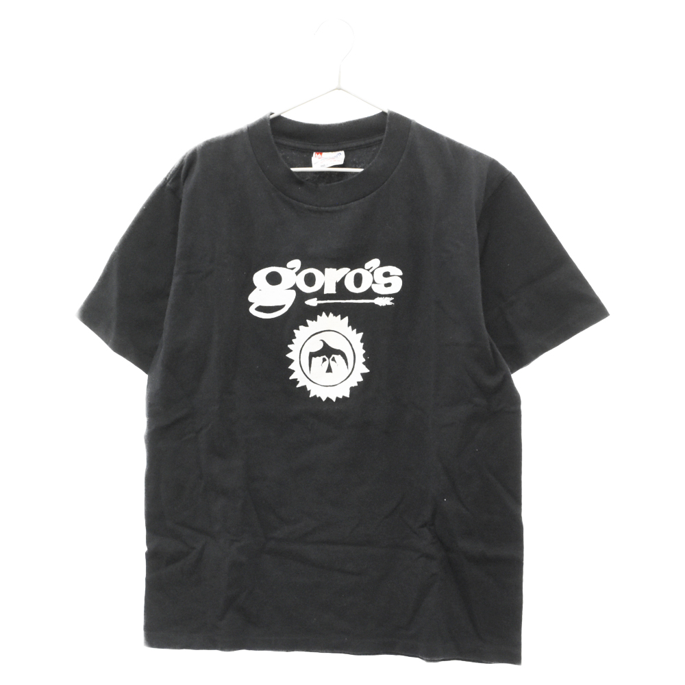 goro's(ゴローズ) ロゴプリント 半袖Tシャツ カットソー ブラック【7024B240002】