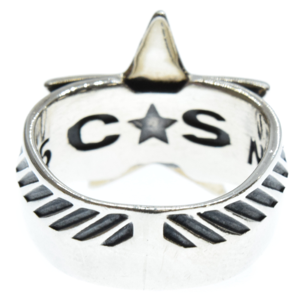 CODY SANDERSON(コディーサンダーソン) C2-01-037 Half & Half Stripped Star Ring 9号 【付属品完備】【7122I060001】