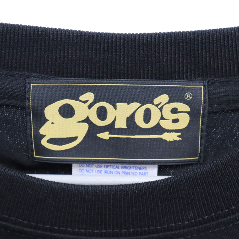 goro's(ゴローズ) 【新品】mitakuye oyasin プリント 長袖シャツ ブラック【7124A210004】