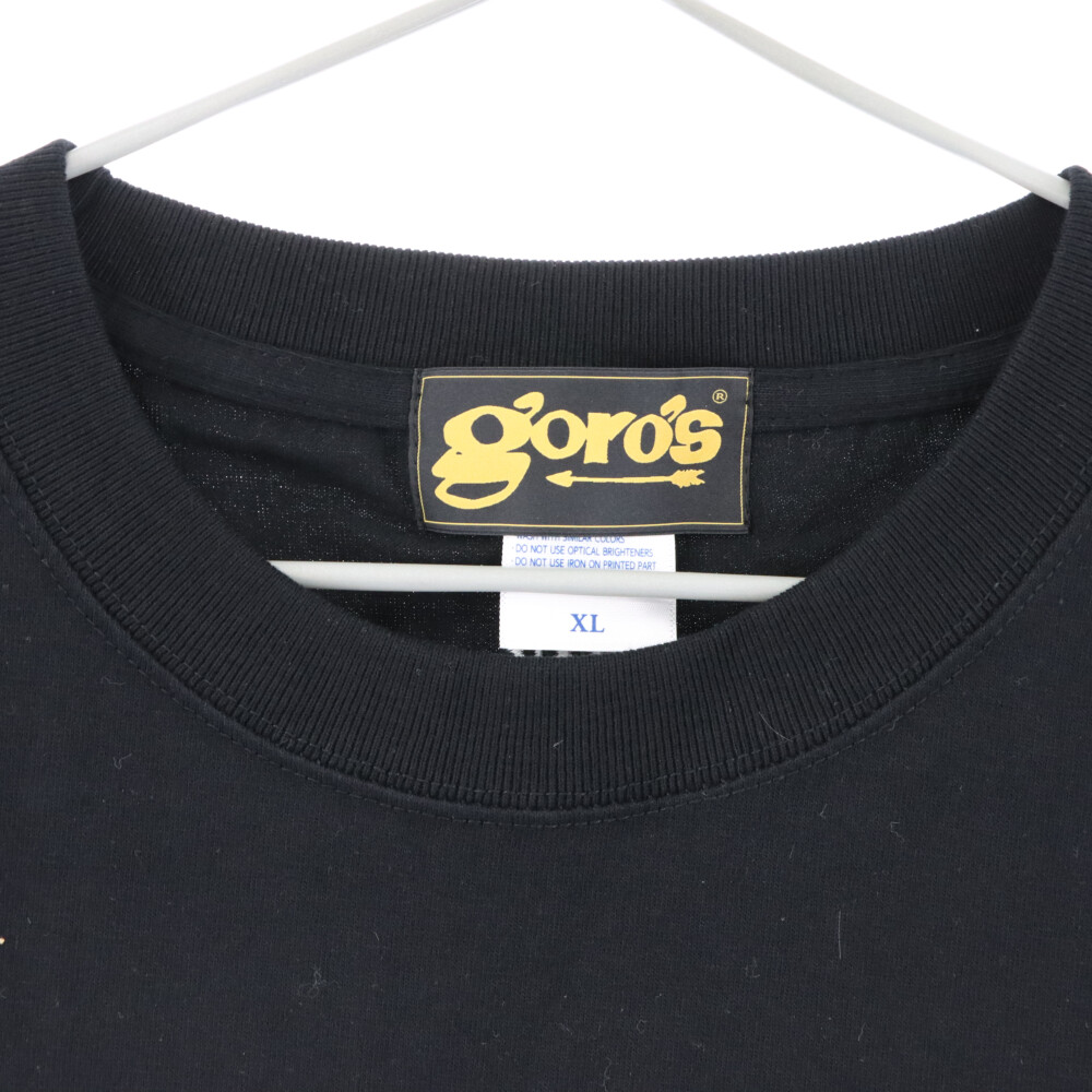 goro's(ゴローズ) 【新品同様】yellow eagle forever Tシャツ ブラック【7124B090001】