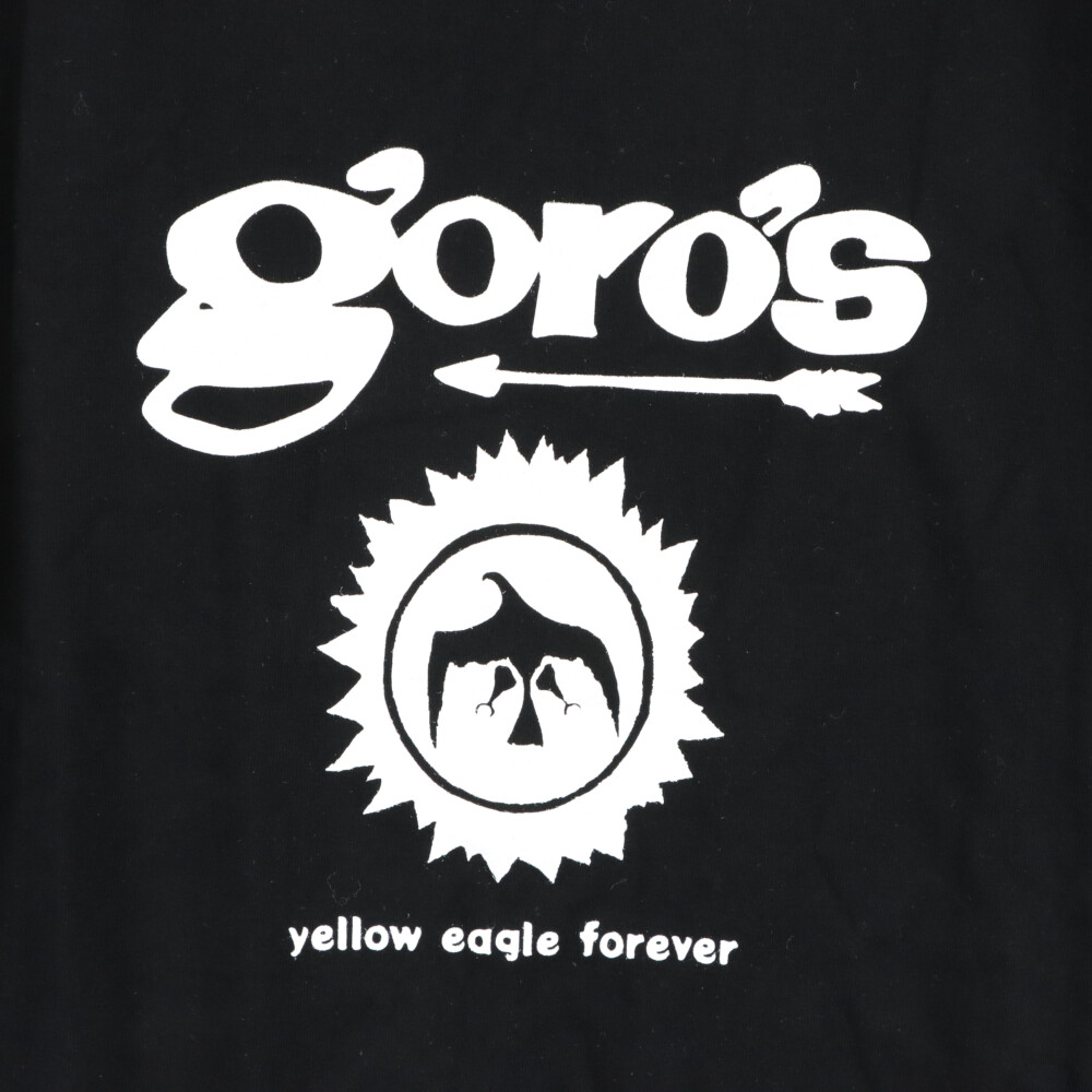 goro's(ゴローズ) 【新品同様】yellow eagle forever Tシャツ ブラック【7124B090001】