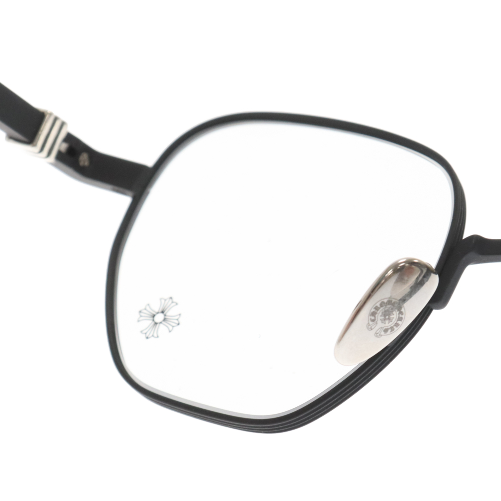 CHROME HEARTS(クロムハーツ) VAGILICTORIAN ラウンドフレームサングラス メガネ 眼鏡 アイウェア ブラック【7124C190002】