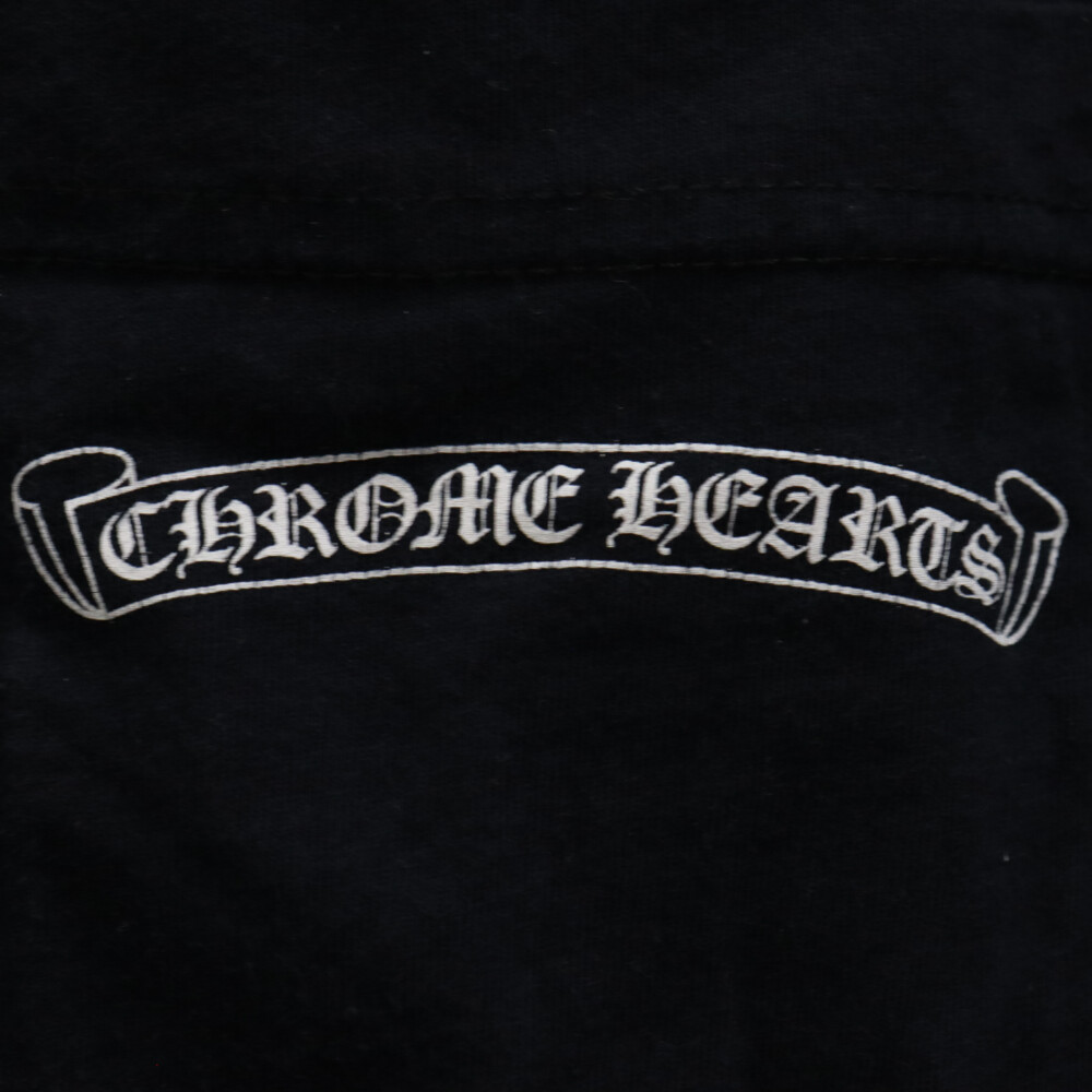 CHROME HEARTS(クロムハーツ) NYC CHプラスプリント半袖Tシャツ ブラック S【7223K100008】