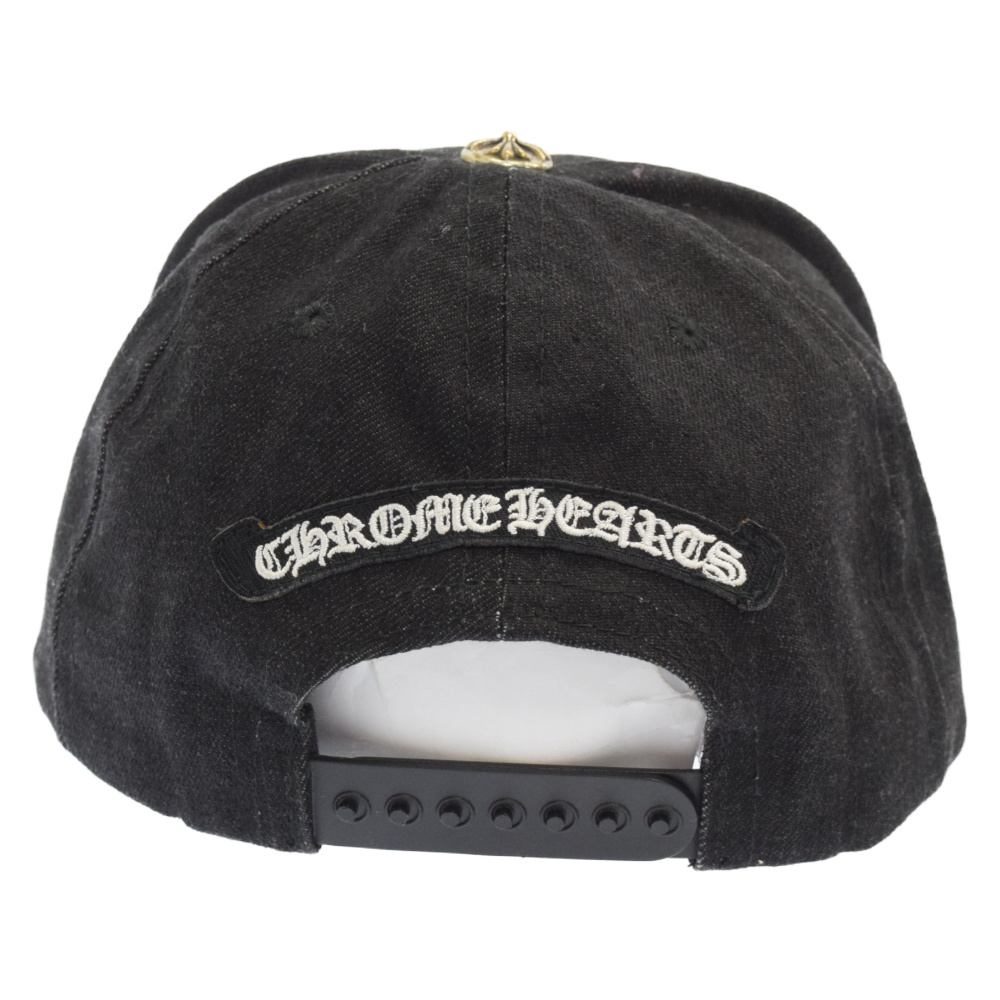 CHROME HEARTS(クロムハーツ) CH TRUCKER CAP トラッカーキャップ ベースボールキャップ 帽子 ブラック【9022H220029】