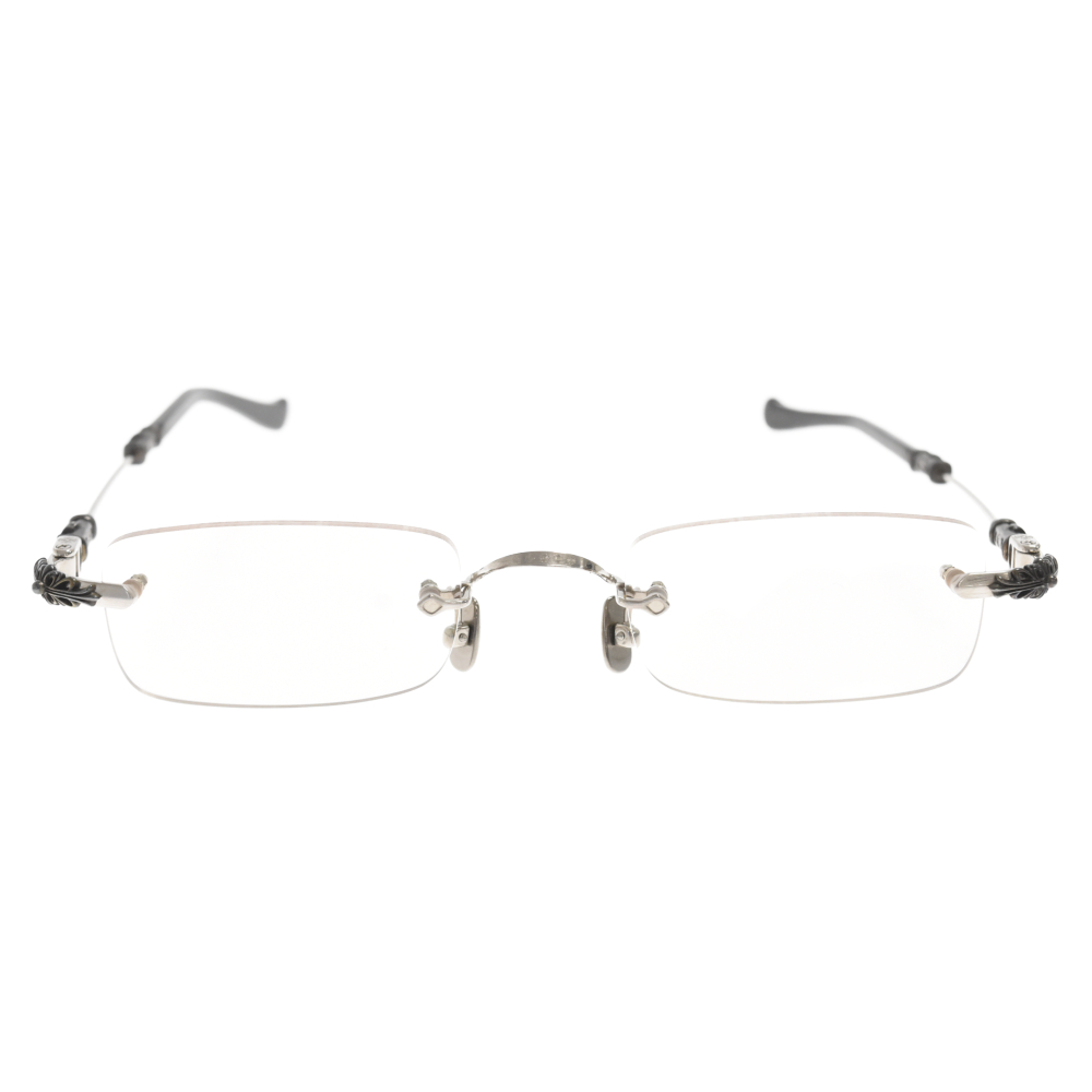 CHROME HEARTS クロムハーツ NAILER ダブルブリッジティアドロップサングラス 眼鏡 メガネ アイウェア シルバー/ブラック