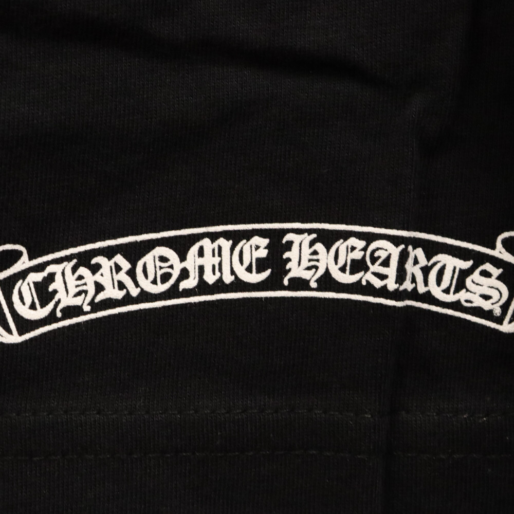 CHROME HEARTS(クロムハーツ) Made in Hollywood ゲージロゴプリント 半袖Tシャツ ブラック【9023L130019】