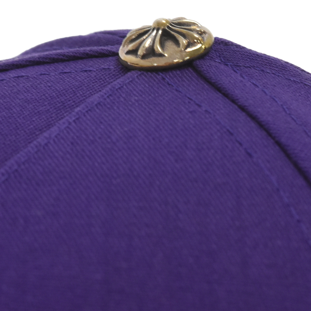 CHROME HEARTS(クロムハーツ) CH BASEBALL TRUCKER CAP CHロゴ刺繍 ベースボールキャップ 帽子 パープル/グリーン【9023L130078】