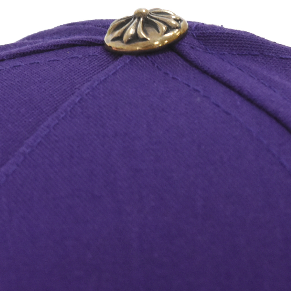 CHROME HEARTS(クロムハーツ) CH BASEBALL TRUCKER CAP CHロゴ刺繍 ベースボールキャップ 帽子 パープル/グリーン【9023L130079】